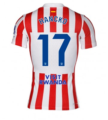 Atletico Madrid David Hancko #17 Primera Equipación 2025-26 Manga Corta